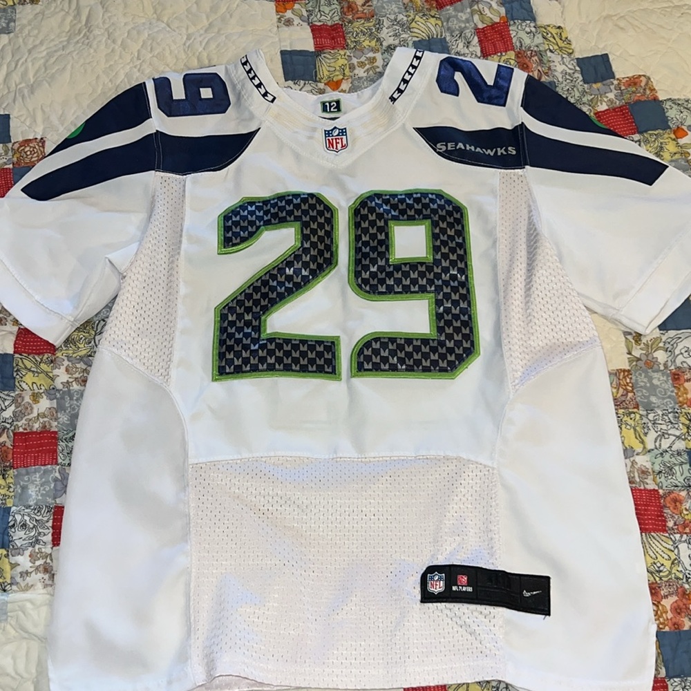 Seattle Seahawks on field Earl Thomas Jersey 29